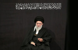 Leader attends 3rd night of Fatemiyeh mourning