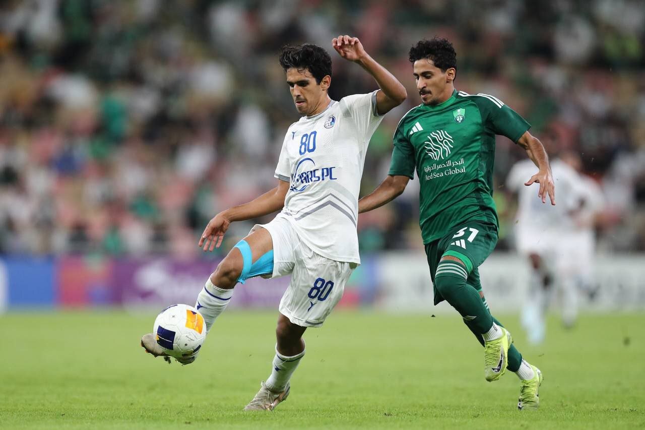 تیم فوتبال استقلال تهران و الاهلی عربستان