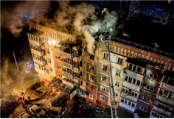 اوکراین: پهپادهای روسیه زیرساختهای مهم را هدف قرار دادند