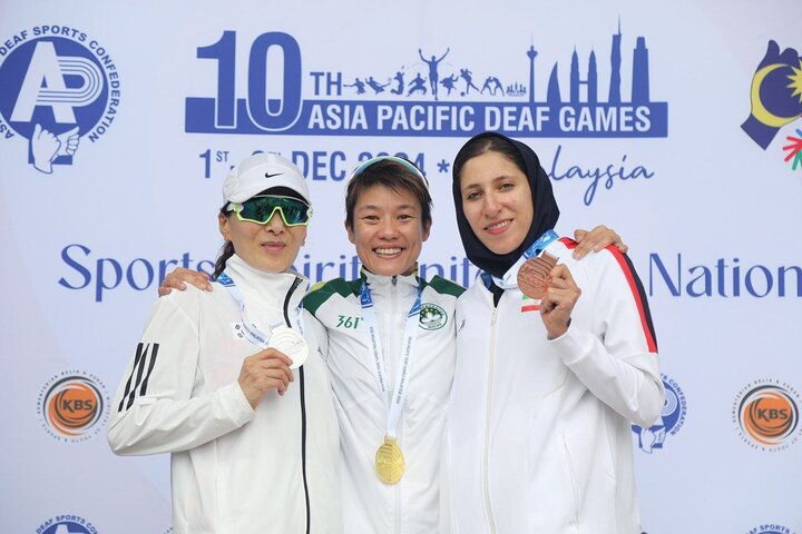 Iranian women makes history at Asia-Pacific Deaf Games