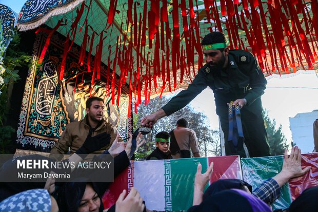 استقبال از شش شهید گمنام در بجنورد