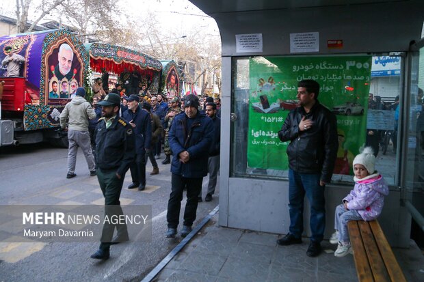 استقبال از شش شهید گمنام در بجنورد