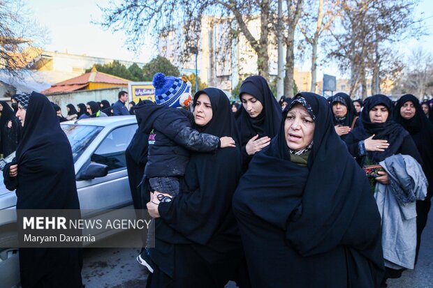 استقبال از شش شهید گمنام در بجنورد