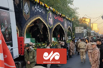 VIDEO: Tehraners bid farewell to 300 Unidentified Martyrs