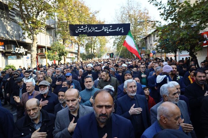 İran halkı Hz. Fatıma'nın (s.a) şehadet yıldönümü münasebetiyle yasta