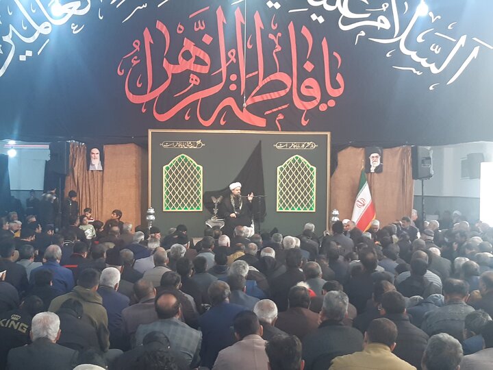 مراسم عزاداری شهادت امالائمه(ع) در گناباد برگزار شد