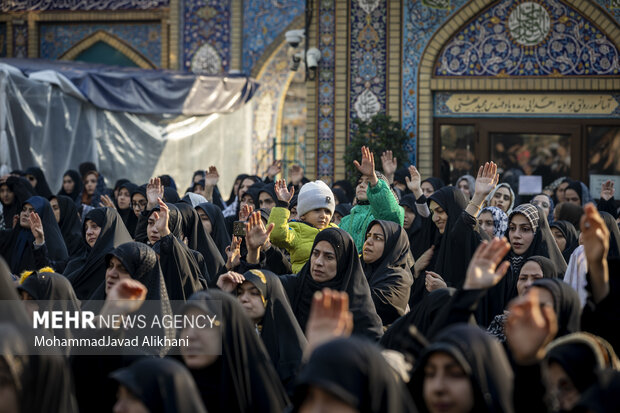 مراسم عزاداری دهه دوم فاطمیه در امامزاده صالح (ع)