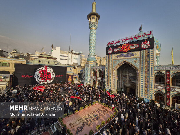 مراسم عزاداری دهه دوم فاطمیه در امامزاده صالح (ع)