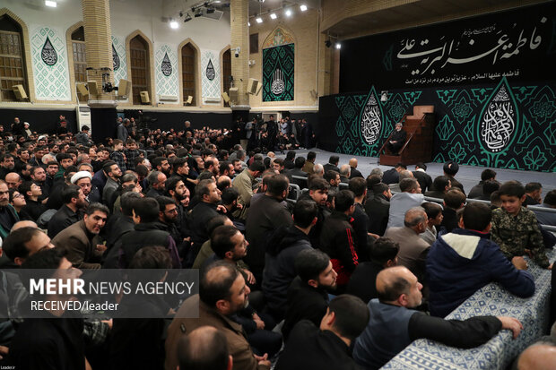 Leader at mourning session for prophet's daughter