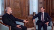 Larijani meets Assad, conveys Iran's support for Syria