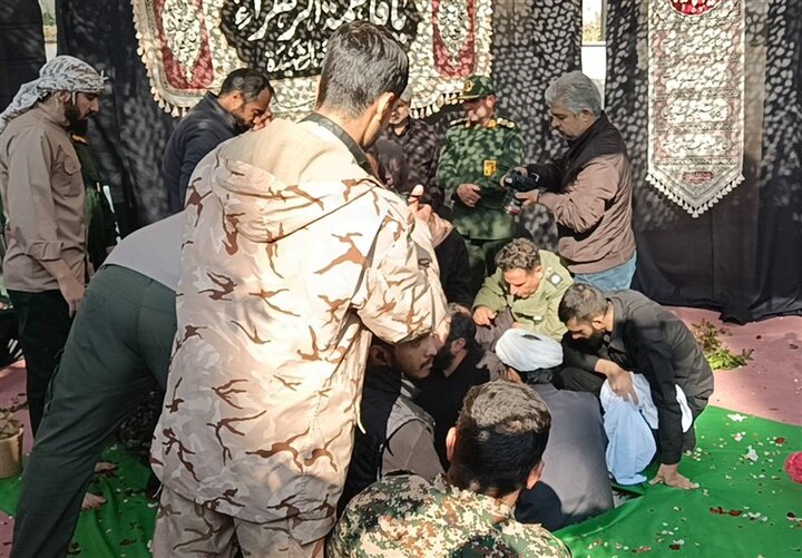 شهید 18 ساله در اردوگاه الزهراء تشییع شد 2