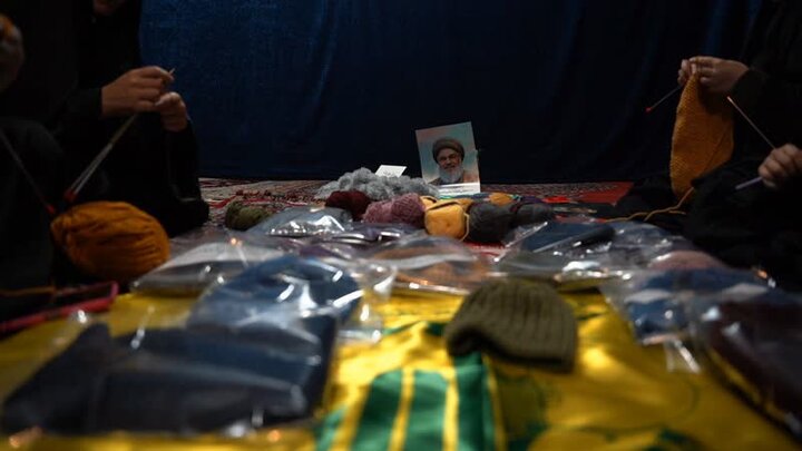 «رج به رج» همدلی بانوان بروجردی با جبهه مقاومت