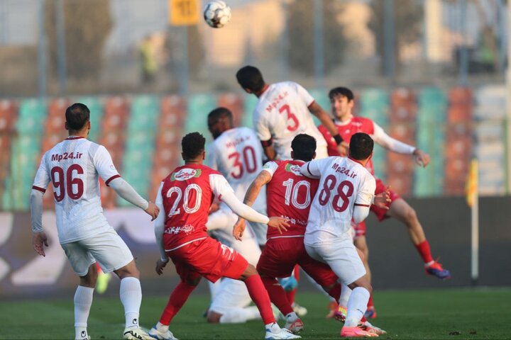 گل اول تیم پرسپولیس به نساجی