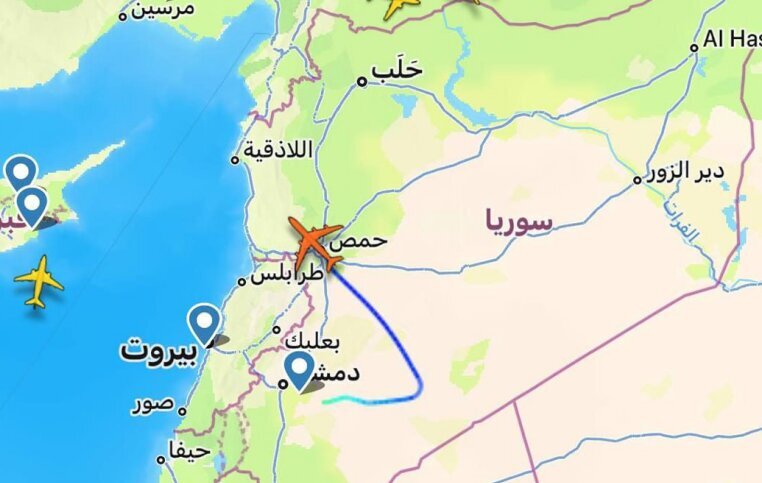 اخبار ضد و نقیض از سرنوشت بشار اسد؛ هواپیمای اسد از رادار خارج شد