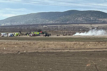 Isparta'da askeri helikopter düştü: 4 ölü