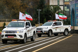 برگزاری رزمایش زمستانی هلال احمر در استان سمنان