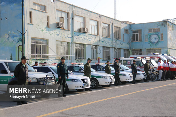 آغاز رزمایش طرح زمستانی راهور در کرمانشاه