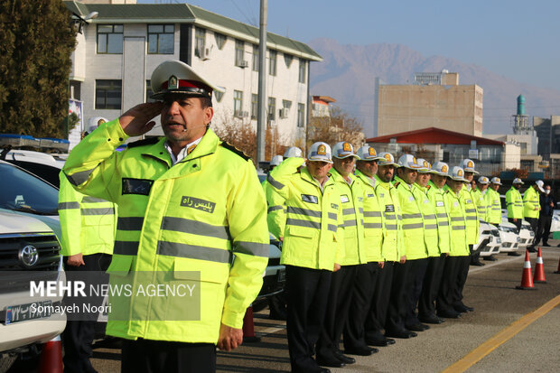 آغاز رزمایش طرح زمستانی راهور در کرمانشاه