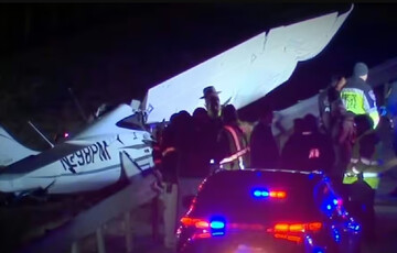 Airplane crashes in US's New York area, leaves 1 dead(+VIDEO)