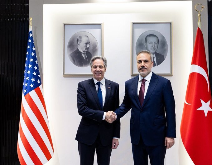 Fidan ile Blinken telefonda görüştü Fidan ile Blinken telefonda görüştü