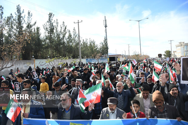 راهپیمایی جمعه های خشم در بیرجند