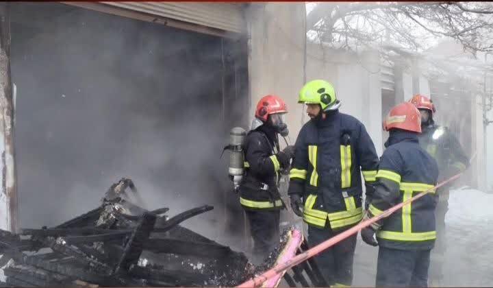 کارگاه صنایع چوبی اردبیل طعمه حریق شد