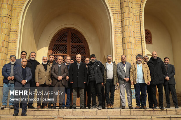 بازدید رئیس مجلس شورای اسلامی از مراحل ساخت دو سریال تلویزیونی