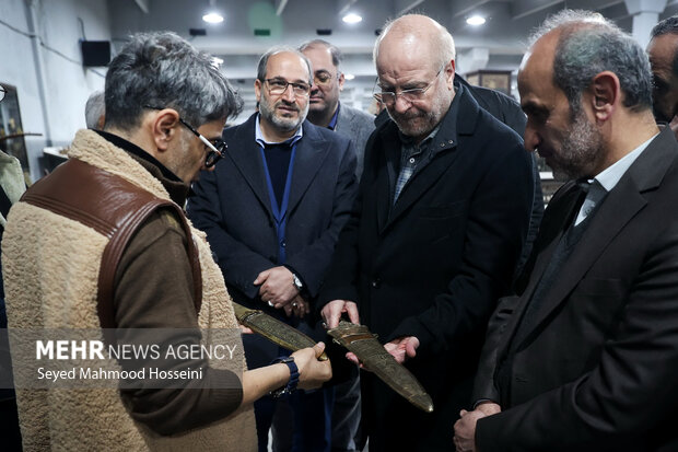 بازدید رئیس مجلس شورای اسلامی از مراحل ساخت دو سریال تلویزیونی