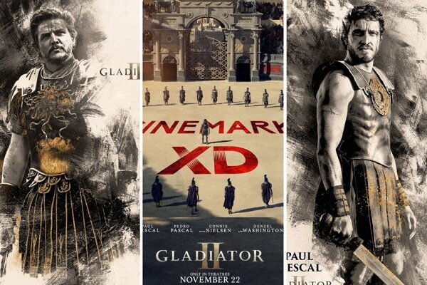 «گلادیاتور ۲» فقط یک ماه در سینماها میماند