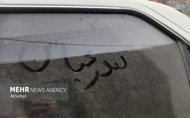 غلبه گرد و خاک بر هوای شهر بندرعباس