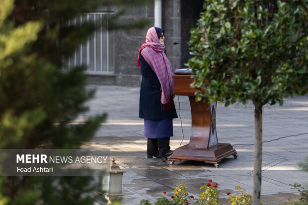 فاطمه مهاجرانی سخنگوی دولت در حاشیه جلسه هیئت دولت