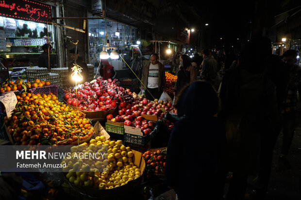 تهران در آستانه یلدا