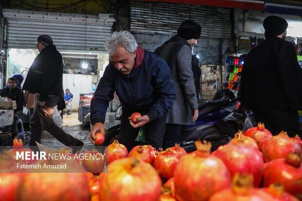 تهران در آستانه یلدا