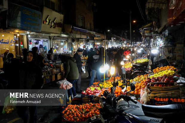 تهران در آستانه یلدا