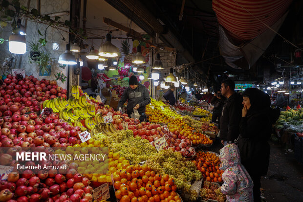 تهران در آستانه یلدا