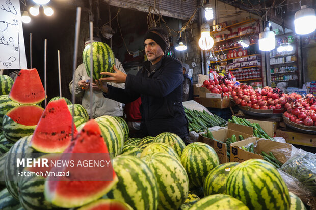 تهران در آستانه یلدا