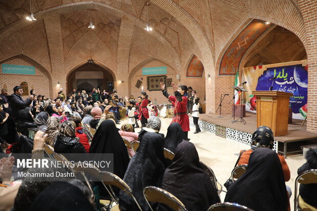 جشن «چیلّه گئجه سی» در اردبیل