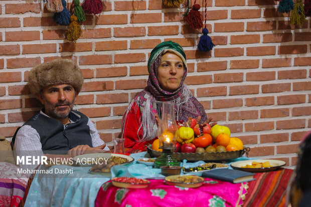 جشن «چیلّه گئجه سی» در اردبیل