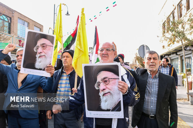 راهپیمایی ضدصهیونیستی «جمعه‌ خشم» در سمنان