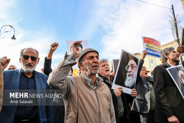 راهپیمایی ضدصهیونیستی «جمعه‌ خشم» در سمنان