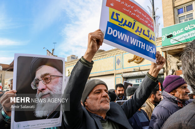 راهپیمایی ضدصهیونیستی «جمعه‌ خشم» در سمنان