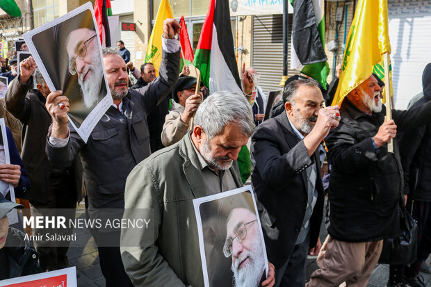 راهپیمایی ضدصهیونیستی «جمعه‌ خشم» در سمنان