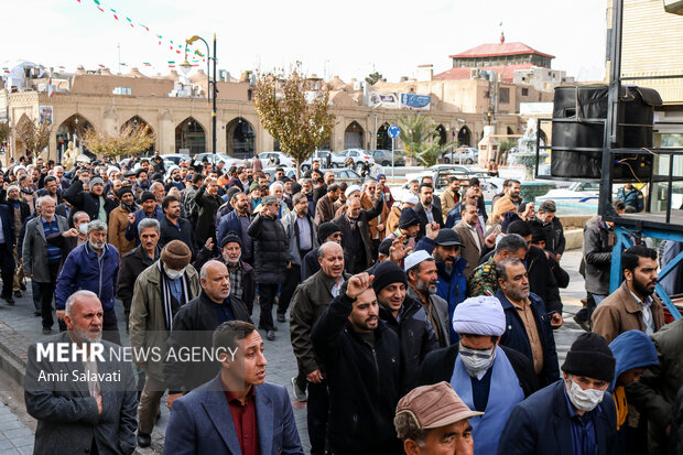 راهپیمایی ضدصهیونیستی «جمعه‌ خشم» در سمنان