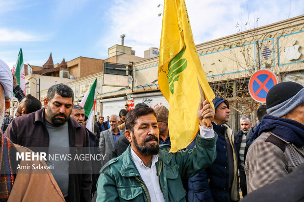 راهپیمایی ضدصهیونیستی «جمعه‌ خشم» در سمنان