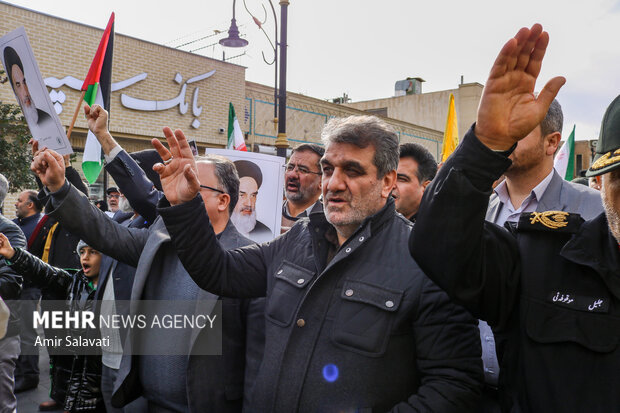 راهپیمایی ضدصهیونیستی «جمعه‌ خشم» در سمنان