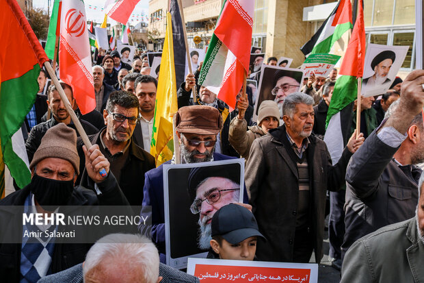 راهپیمایی ضدصهیونیستی «جمعه‌ خشم» در سمنان