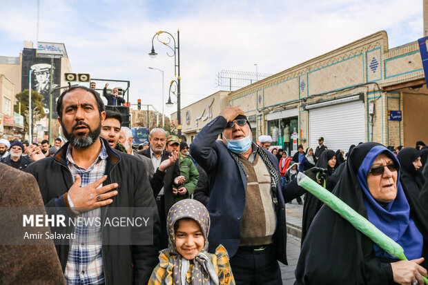 راهپیمایی ضدصهیونیستی «جمعه‌ خشم» در سمنان