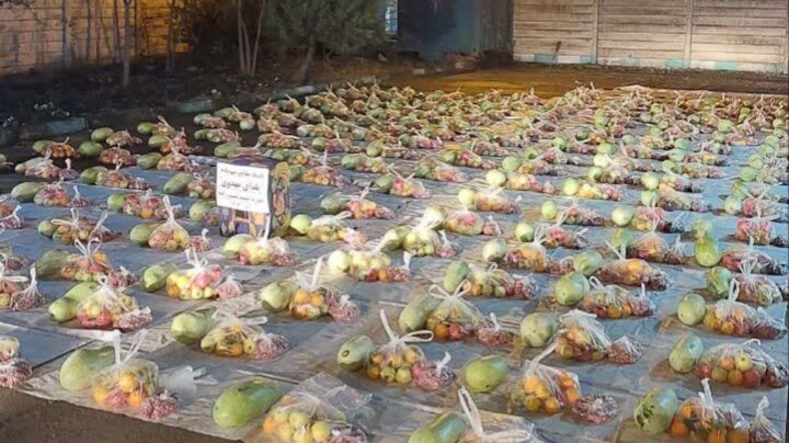 توزیع بیش از ۲۰۰۰ بسته یلدایی بین نیازمندان آستارا