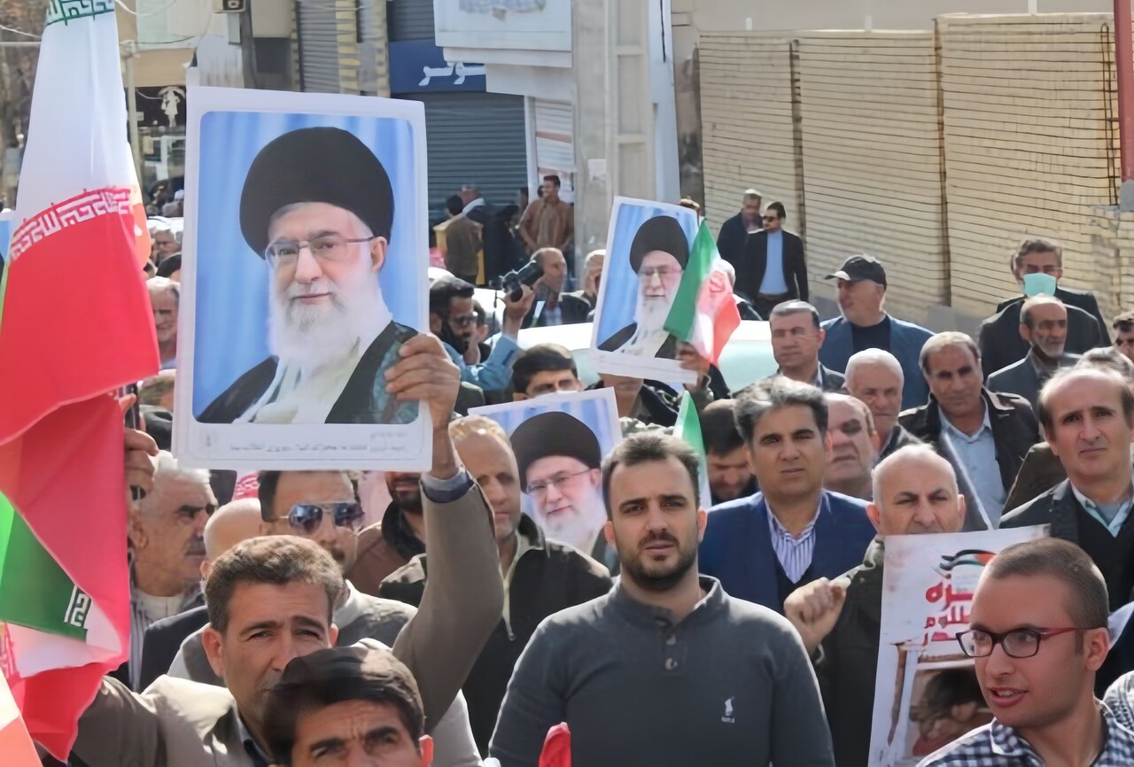 راهپیمایان یاسوجی جنایات رژیم صهیونیستی را محکوم کردند؛ فریاد مرگ بر استکبار