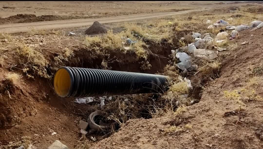رهاسازی فاضلاب مشکل ۱۲ ساله امین آبادیهای دهگلان